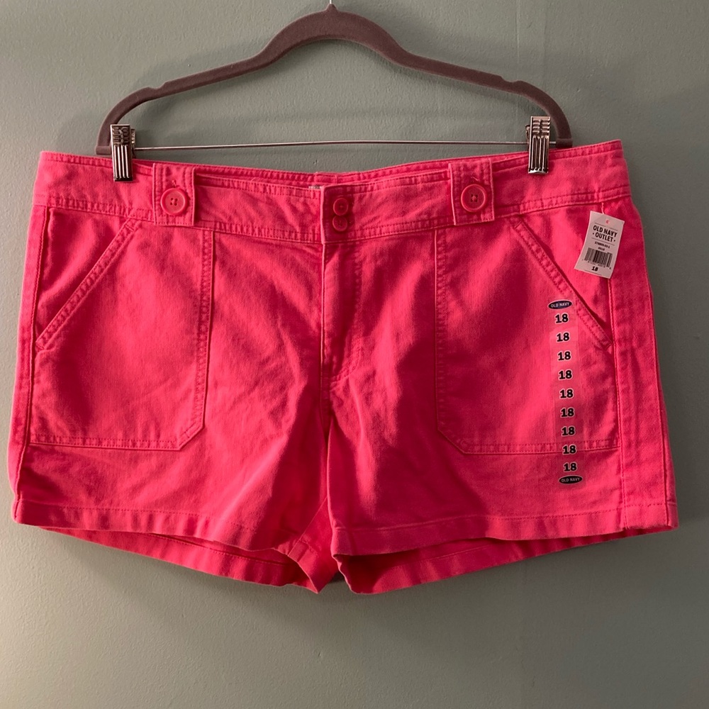 NWT Old Navy 18 pink shorts